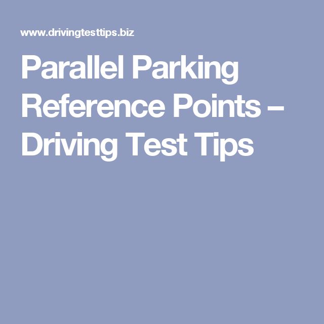 drivers test parallel parking dimensions mn